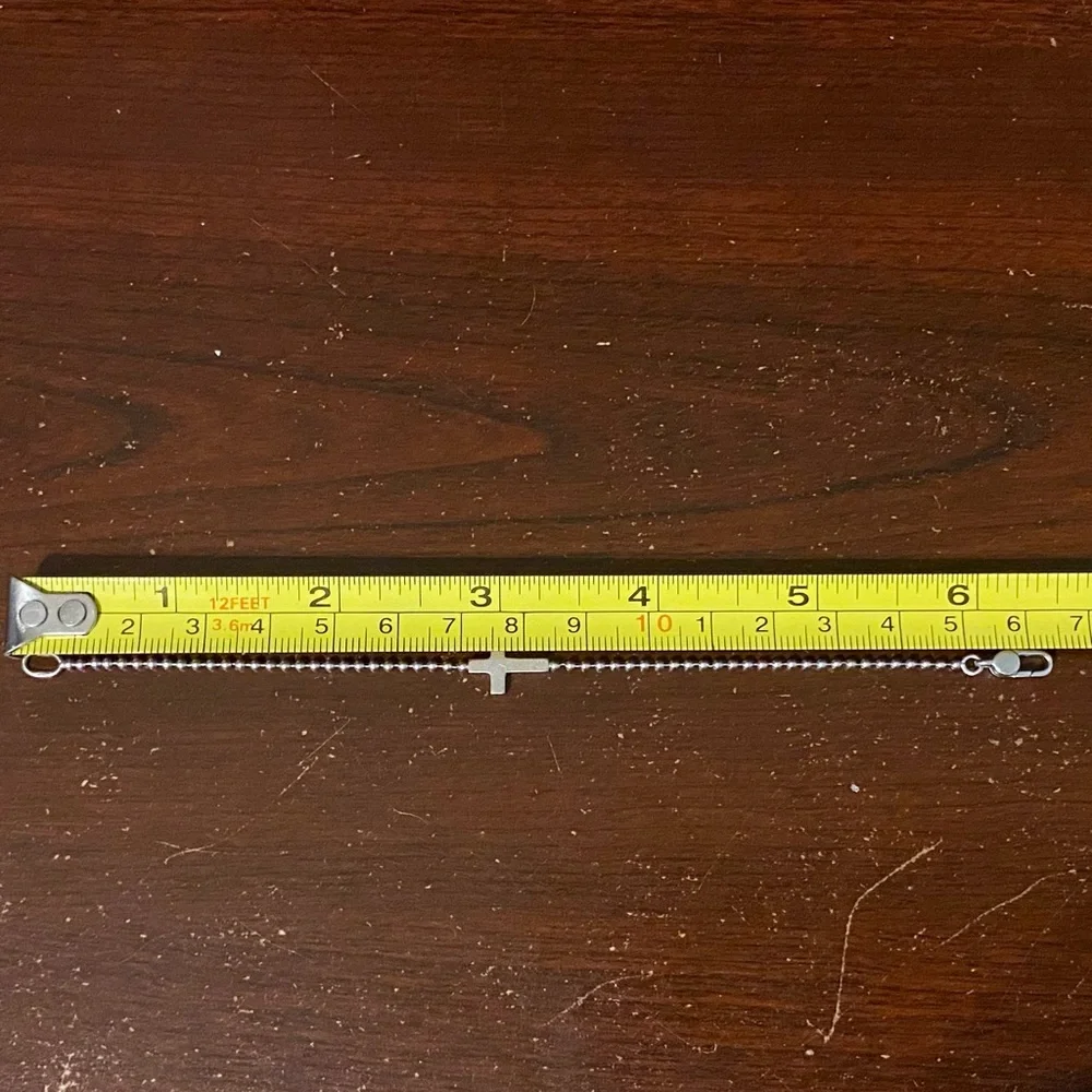 Gucci Ball Chain Cross 750 18K White Gold Bracelet | # 16 - Picture 13 of 14